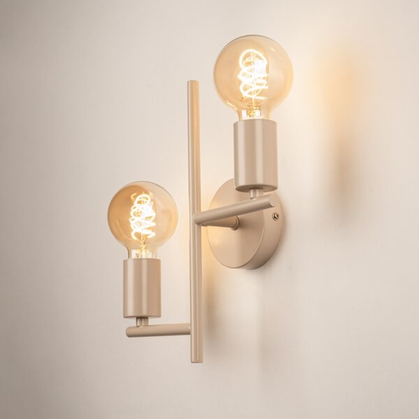Nástěnné svítidlo na schodiště Two Bulb 2K Taupe (LMD)