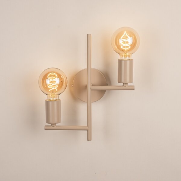 Nástěnné svítidlo na schodiště Two Bulb 2K Taupe (LMD)