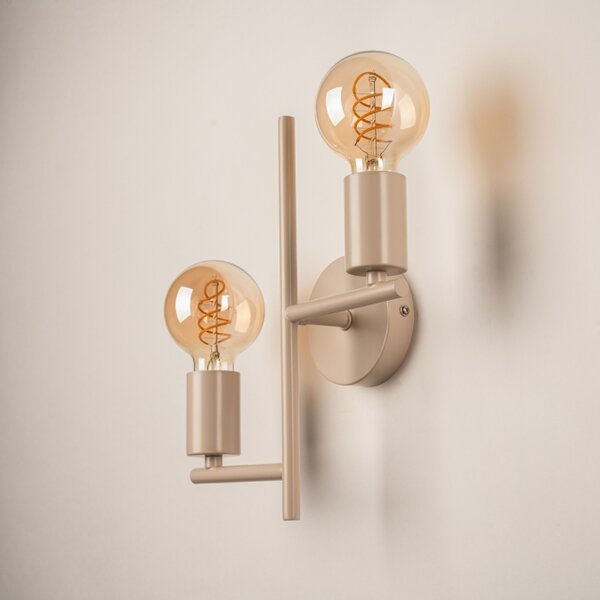 Nástěnné svítidlo na schodiště Two Bulb 2K Taupe (LMD)