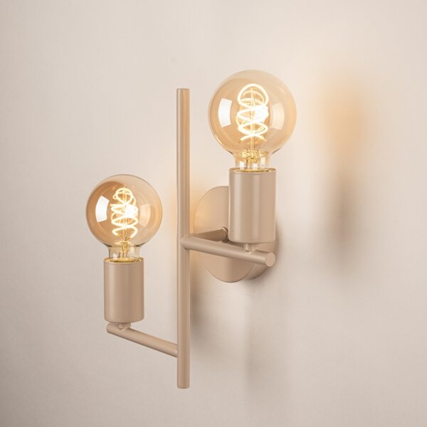 Nástěnné svítidlo na schodiště Two Bulb 2K Taupe (LMD)