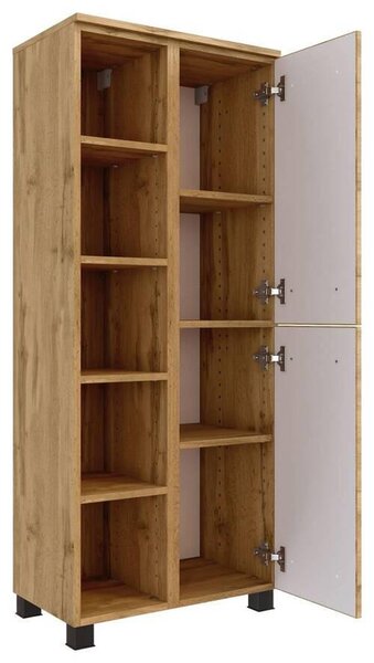 MIDI SKŘÍŇKA, barvy dubu, 55/130/35 cm Held - Koupelnové série, Online Only