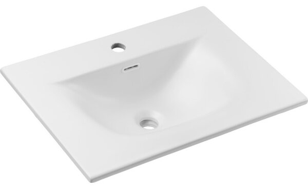 Comad Závěsná skříňka Ocean Sky II se zápustným umyvadlem 60 cm béžová/dub olejovaný