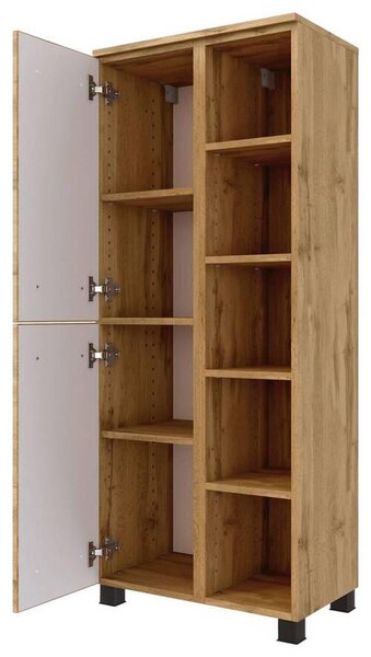 MIDI SKŘÍŇKA, barvy dubu, 55/130/35 cm Held - Koupelnové série, Online Only