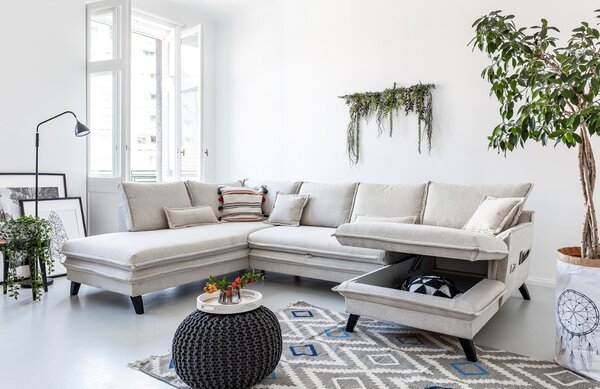 -25 % Dny MOMENTI– Miuform Rozkládací pohovka Charming Charlie 302 cm, levá