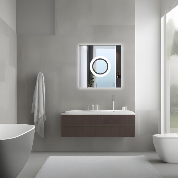 Rea Zrcadlo 60x60 s LED osvětlením HOM-01513