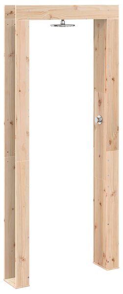 Venkovní sprcha 226 cm Masivní borové dřevo a nerezová ocel