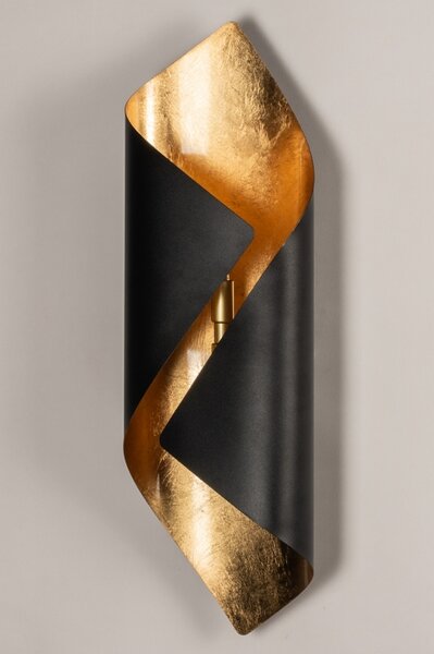 Nástěnné svítidlo Vianetta Big Black and Gold (LMD)