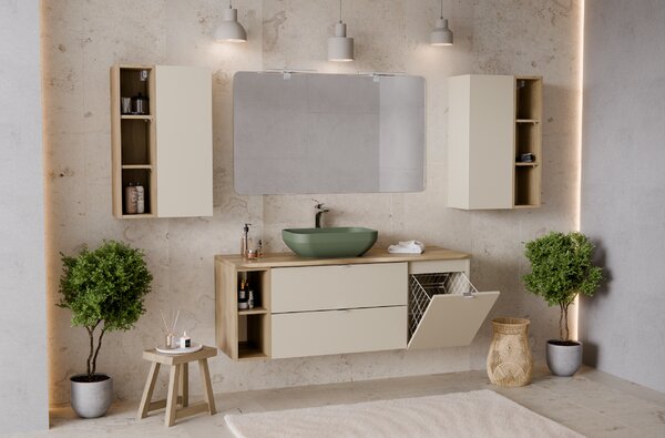 Comad Spodní rozšiřovací díl pro umyvadlové skříňky s deskou Dalia Cashmere 20 dub cremona