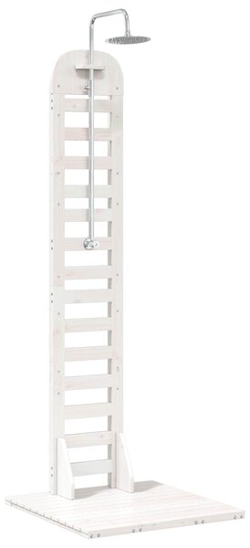 Venkovní sprcha 223 cm Masivní borové dřevo a nerezová ocel