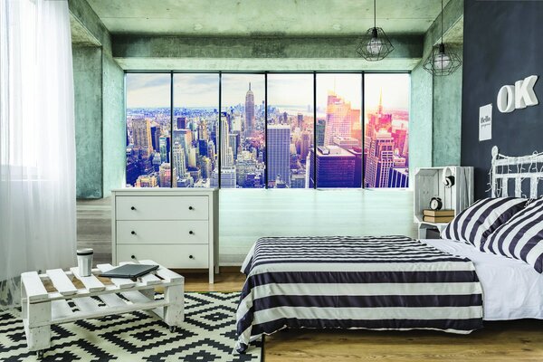 Fototapeta - Pohled na New York City (152,5x104 cm)