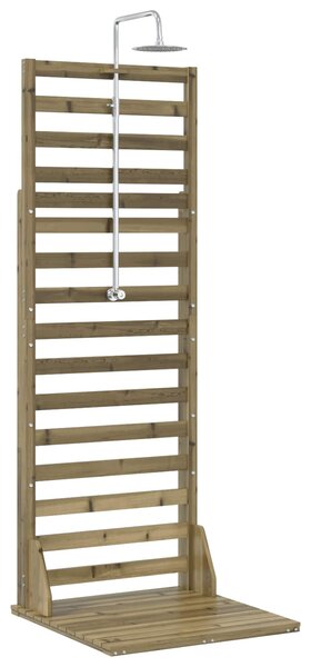 Venkovní sprcha 225 cm Přírodní