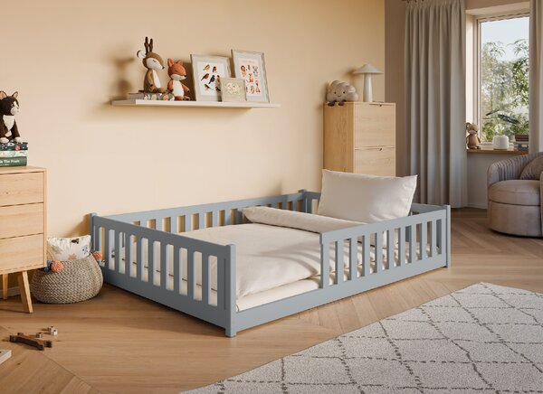 Lano Furniture Dětská postel MATI šedá Rozměr (cm): 140x200