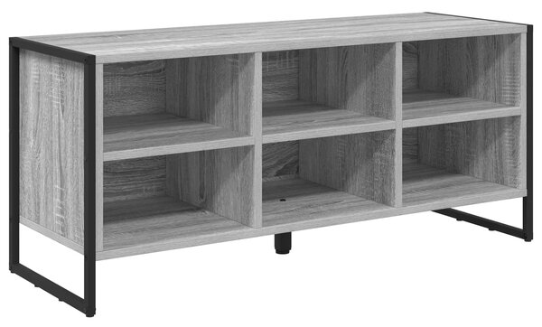Skříň na obuv 100 x 35 x 44 cm Kompozitní dřevo Šedá Sonoma