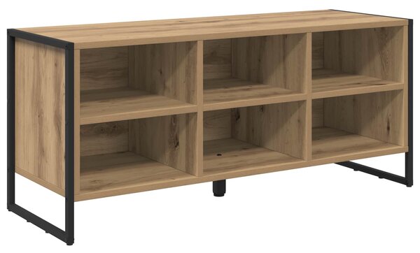 Skříň na obuv 100 x 35 x 44 cm Kompozitní dřevo Umělecký dub