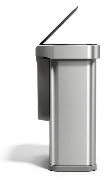 Simplehuman bezdotykový odpadkový koš SENSOR, 58 L, hlasové ovládání, nerezová ocel