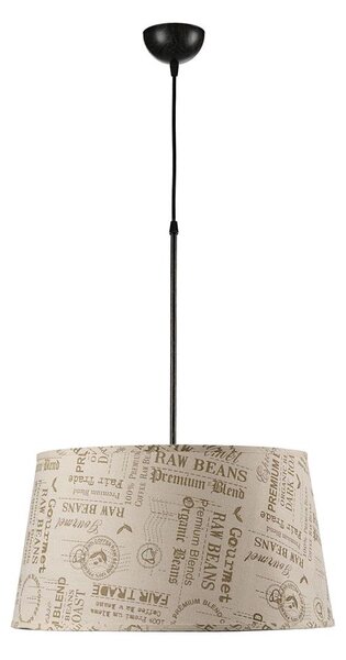 ONLI - Lustr na lanku MAIDA 1xE27/15W/230V pr. 50 cm hnědá