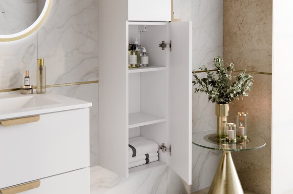 Comad Doplňková koupelnová skříňka nízká Aster White 30 bílá