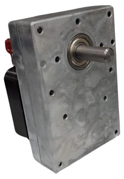 Motor s nízkou rychlostí otáčení – 1 otáčka za minutu. Průměr hřídele: 9,5 mm. Výkon: 26 Watt. Napětí: 220 Volt. Vhodný pro peletové kamna a krby