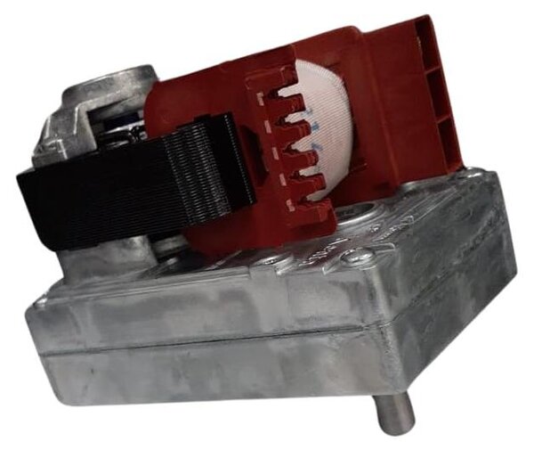 Motor s nízkou rychlostí otáčení – 1 otáčka za minutu. Průměr hřídele: 9,5 mm. Výkon: 26 Watt. Napětí: 220 Volt. Vhodný pro peletové kamna a krby
