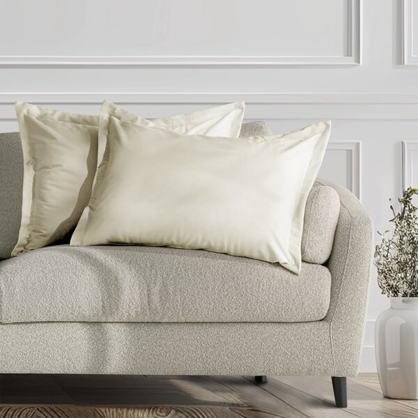 Povlaky na polštáře AmeliaHome Velvet Side Si krémové, velikost 50x70