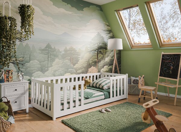 Lano Furniture Dětská postel Felix bílá Rozměr (cm): 90x200