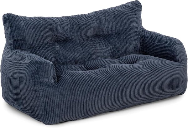 Dětská sedačka na kolo, sedací vak pro dospělé s polstrováním, dvojitá pohovka s přenosným úchopem, ergonomická, moderní, vhodná do obývacího pokoje