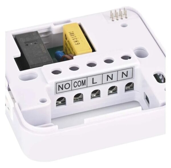 Pokojový manuální bezdrátový termostat 230V/16A 2xAA bílá