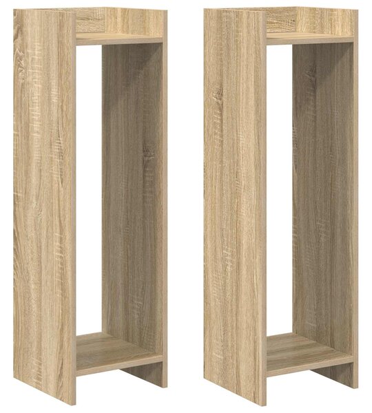 Stojan na rostliny 2 ks Sonoma dub 30 x 30 x 100 cm