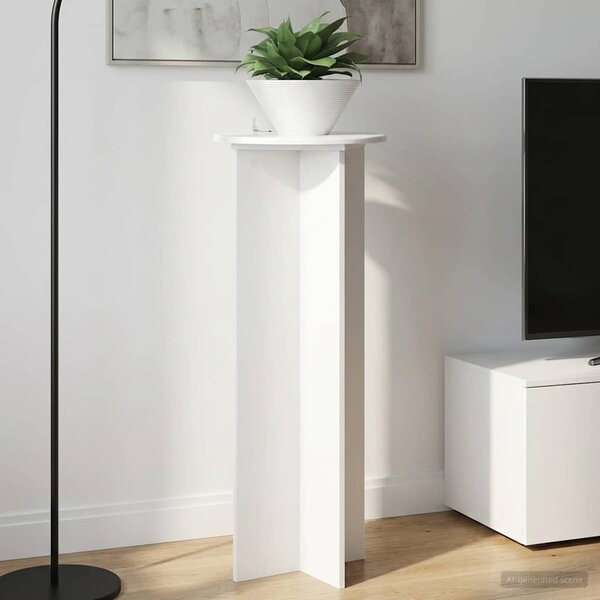 Stojan na rostliny 2 pcs Bílá s vysokým leskem Ø40 x 100 cm