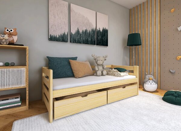Legno Dětská postel Erik borovice Rozměr (cm): 80x160
