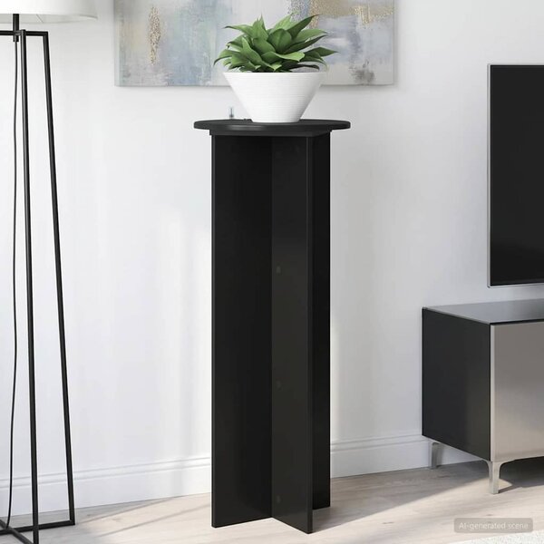 Stojan na rostliny 2 pcs Černá Ø40 x 100 cm Kompozitní dřevo