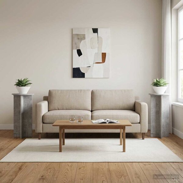 Stojan na rostliny 2 pcs Betonově šedá 40 x 40 x 80 cm