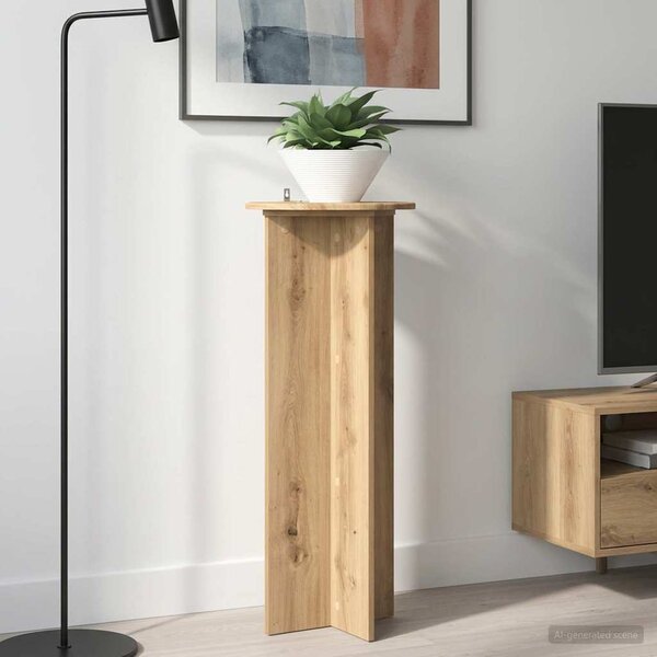 Stojan na rostliny 2 ks Dub artisan Ø40 x 100 cm