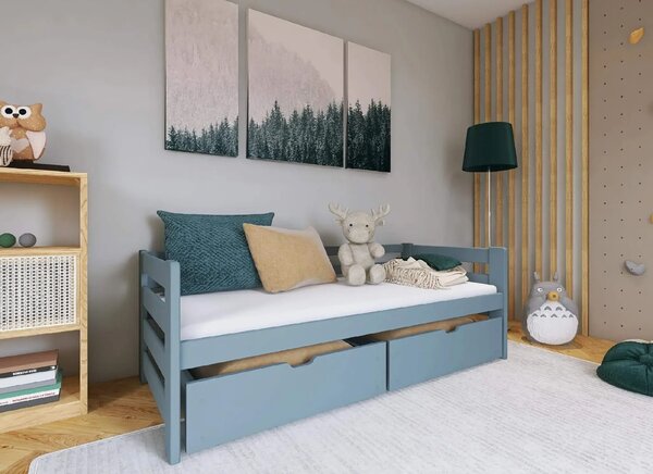 Legno Dětská postel Erik šedá Rozměr (cm): 80x160