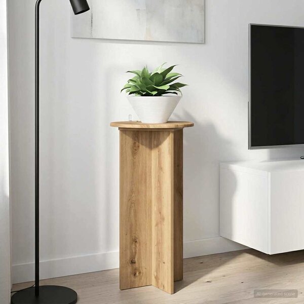 Stojan na rostliny 2 ks Dub artisan 40 x 40 x 80 cm
