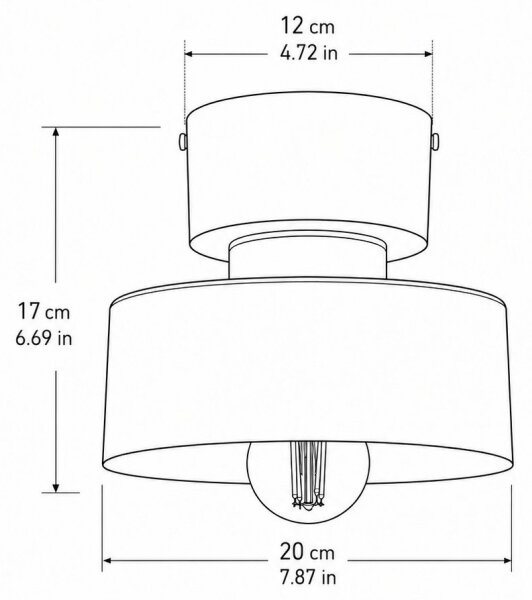 Stropní svítidlo IGNIA 1xE27/60W/230V vínová/zlatá