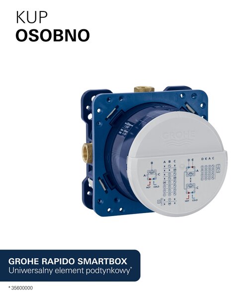 Grohe Lineare New vanová baterie pod omítku černá 240642431