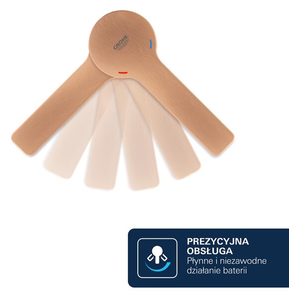 Grohe Lineare sprchová baterie pod omítku Brushed Warm Sunset 24063DL1