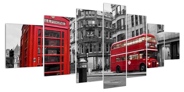 Obraz londýnské telefonní budky (210x100 cm)