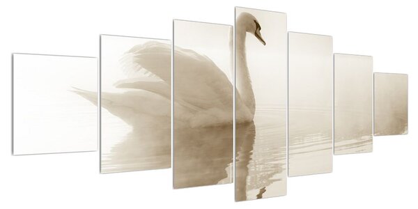 Obraz labutě (210x100 cm)