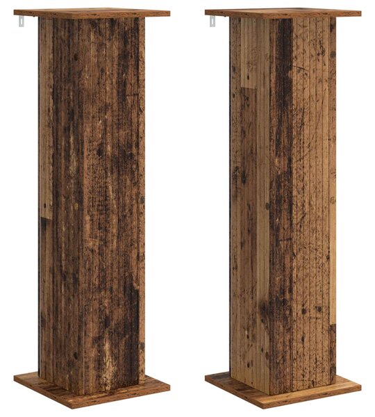 Stojan na rostliny 2 pcs Staré dřevo 30,5 x 30 x 100,5 cm