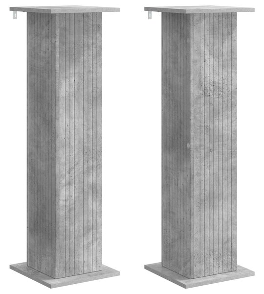 Stojan na rostliny 2 pcs Betonově šedá 30,5 x 30 x 100,5 cm