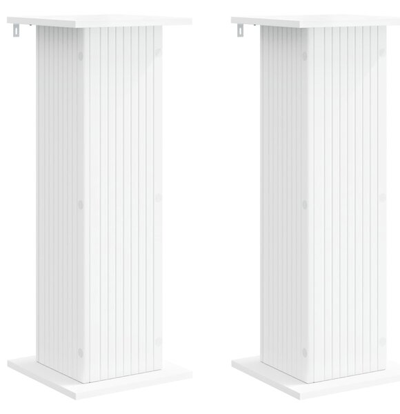 Stojan na rostliny 2 pcs Bílá 30,5 x 30 x 80,5 cm