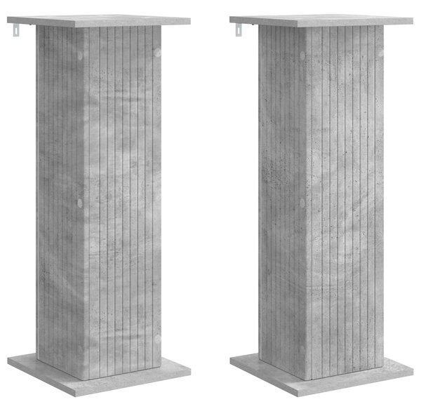 Stojan na rostliny 2 pcs Betonově šedá 30,5 x 30 x 80,5 cm