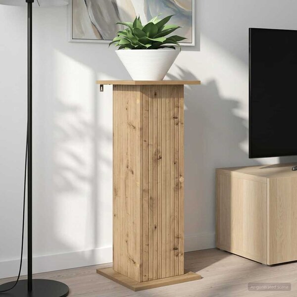 Stojan na rostliny 2 ks Dub artisan 30,5 x 30 x 80,5 cm