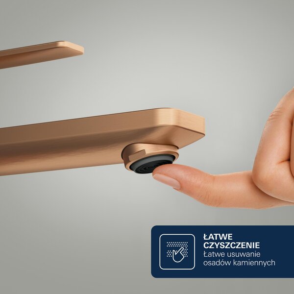 Grohe Lineare umyvadlová baterie stojící Warm Sunset 32114DL1