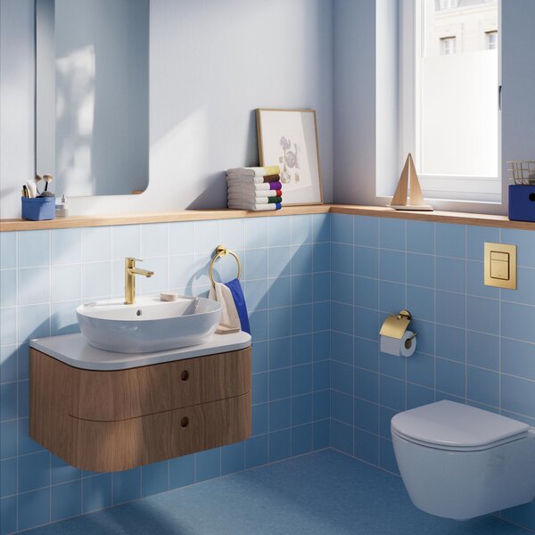Grohe Lineare umyvadlová baterie stojící Brushed Cool Sunrise 32114GN1