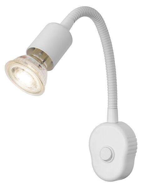 Osram - Flexibilní nástěnná lampa PLUG TUBE FLEX 1xGU10/5W/230V bílá