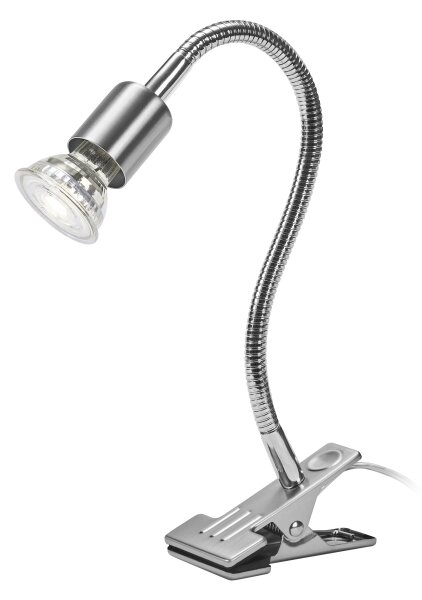 Osram - Lampa s klipem CLIP TUBE FLEX 1xGU10/5W/230V matný chrom