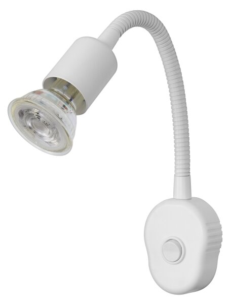 Osram - Flexibilní nástěnná lampa PLUG TUBE FLEX 1xGU10/5W/230V bílá